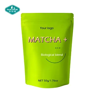 Prime Formulation Focus Enhancement Matcha Theanine Blend Drink Powder for Gut Health