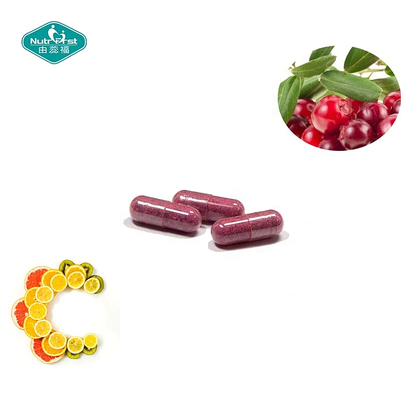 Suplemento nutricional, fábrica, etiqueta blanca personalizada, cápsulas de extracto de arándano orgánico, vitamina C para blanquear la piel