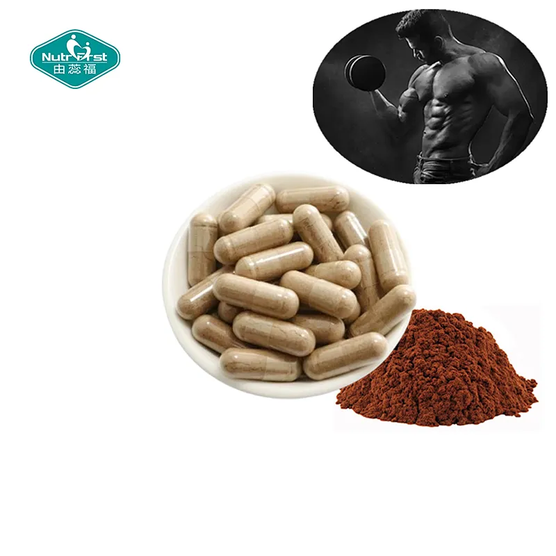 OEM de personalización personalizada Nutrifirst mejora el rendimiento deportivo Cápsulas de extracto de yohimbe para hombre