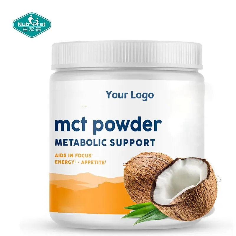Polvo instantáneo de aceite de coco Mct de triglicéridos de cadena media