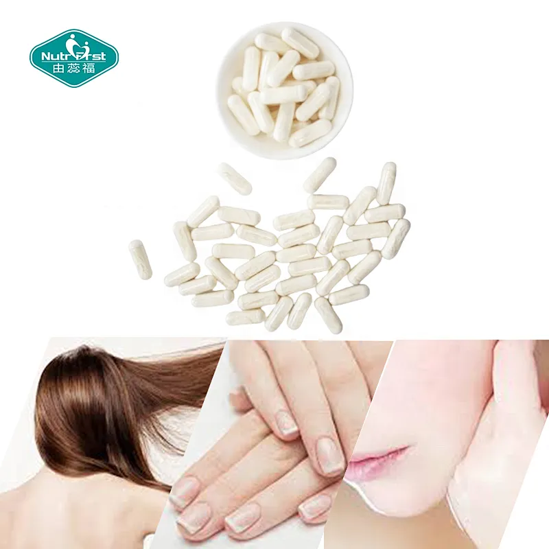 Nutrifirst Hair Nails Skin Capsules Biotin Supports Hair Nail Skin Dietary Supplement Capsules