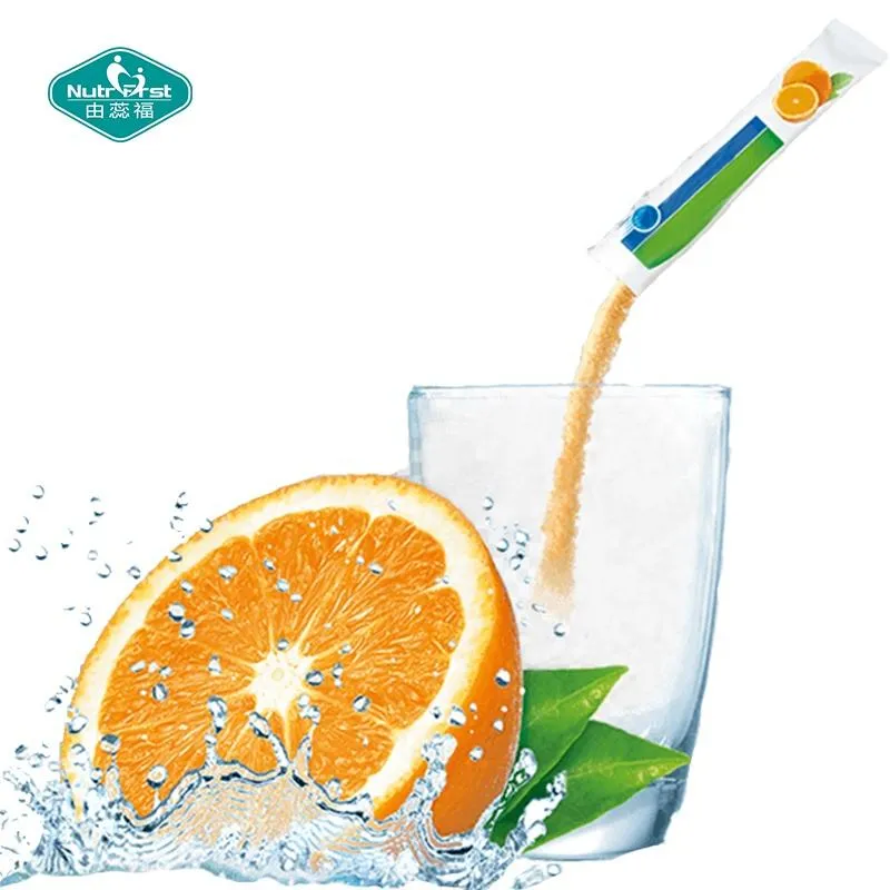 Suplementos de belleza, bolsita efervescente de gránulos de vitamina C, bebida sólida oral, Soluble en agua para apoyo inmunológico