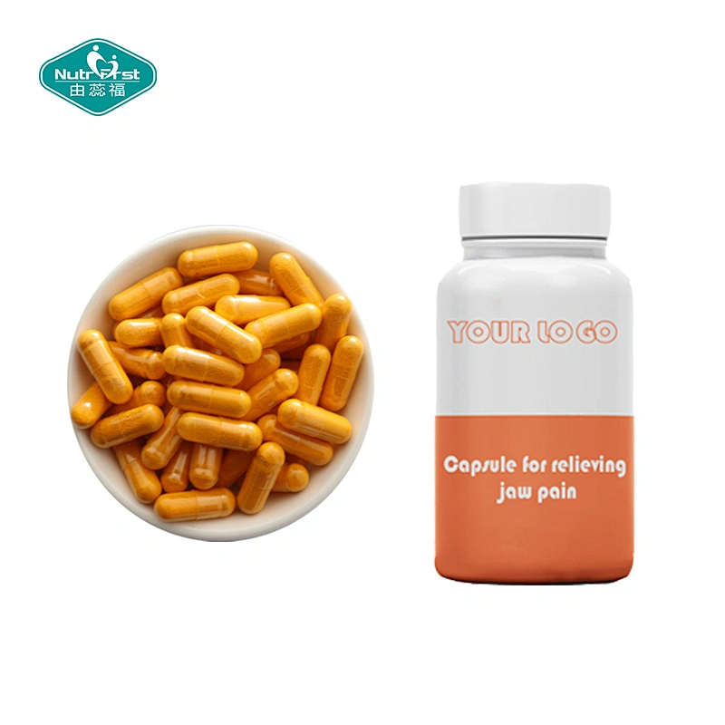 Suplementos para aliviar el dolor de muelas Suan Zao Ren orgánico Curcumin L-Theanine Blends Capsule para aliviar el dolor dental