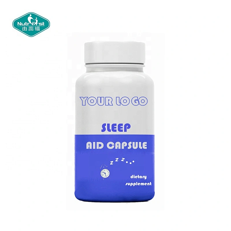 Formulación a medida Suplemento de ayuda para dormir Relax y recuperación Cápsula vegana 5-HTP GABA con embalaje a medida