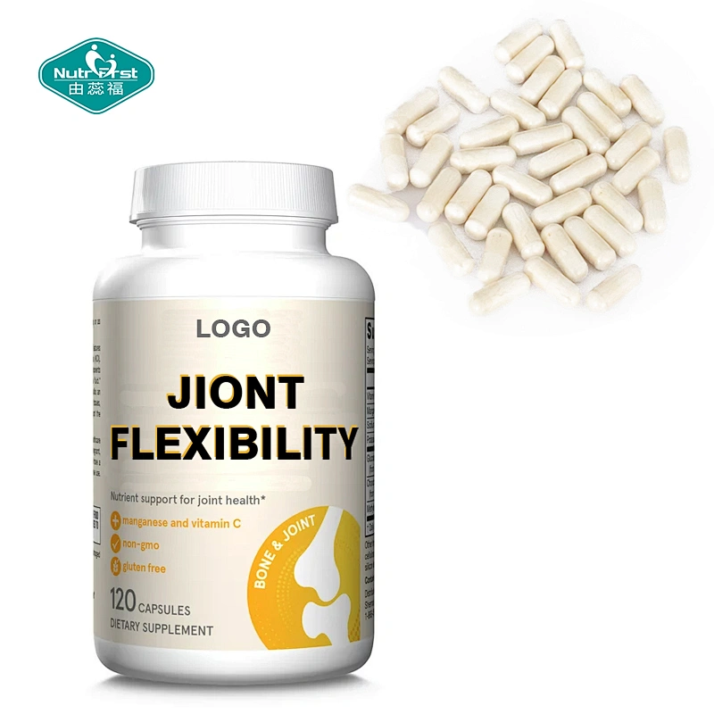 Health Supplement Plant Herbs Extract Glucosamine Bromelain Turmeric Vegan Capsule for Joint Mobility