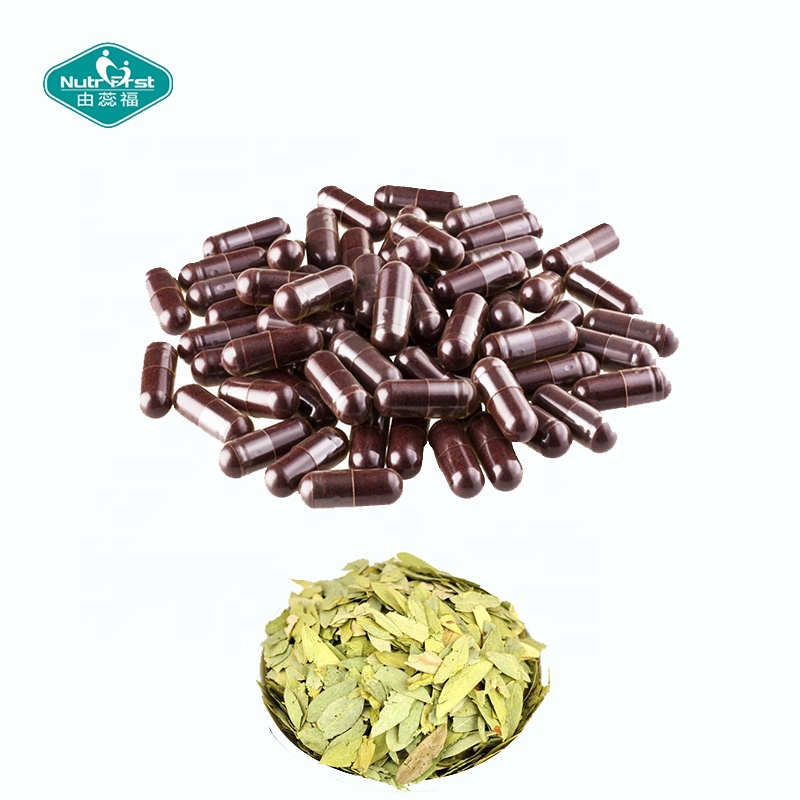 Suplemento de limpieza de desintoxicación Cápsulas de extracto de raíz de regaliz de Gel de Aloe Vera Sagrada Cascara de hoja de Senna para bajar de peso