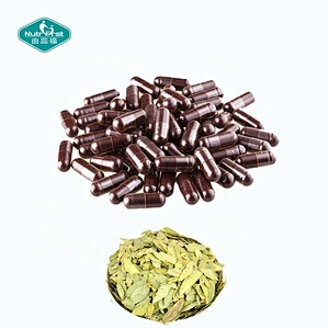 Suplemento de limpieza de desintoxicación Cápsulas de extracto de raíz de regaliz de Gel de Aloe Vera Sagrada Cascara de hoja de Senna para bajar de peso