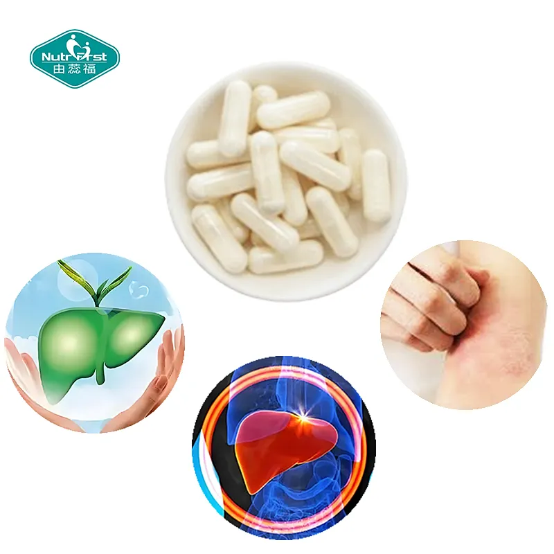 Nutrifirst Milk Thistle Capsules Supports Liver Health Detoxification Antioxidant Skin Health Dietary Supplement Capsules