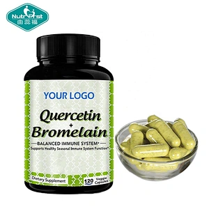 Modifique la cápsula de la bromelina del dihidrato de la quercetina para requisitos particulares de los suplementos inflamatorios antis de la fórmula para requisitos particulares