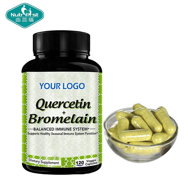 Modifique la cápsula de la bromelina del dihidrato de la quercetina para requisitos particulares de los suplementos inflamatorios antis de la fórmula para requisitos particulares