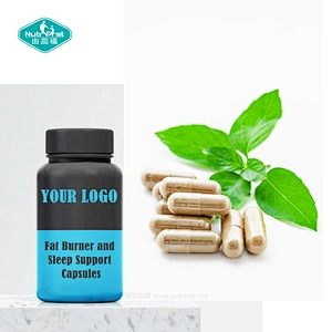 Metabolism Booster Supplement Melatonin L-Theanine Black Pepper Extract EGCG Sleep Aid Capsule for Calorie Burning