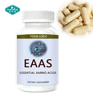 Factory Customized Supplement Essential Amino Acids EAAs Vegan Capsules