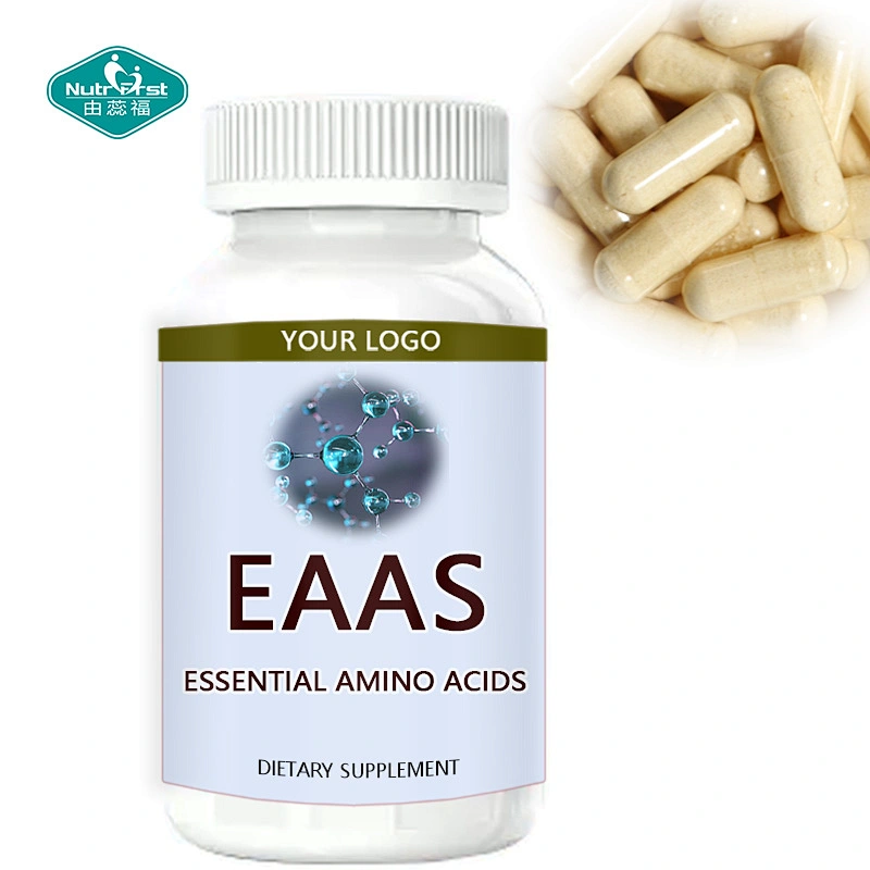 Factory Customized Supplement Essential Amino Acids EAAs Vegan Capsules