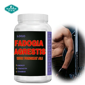 Nutrifirst OEM Customized Tongkat Ali Fadogia Agrestis Herb Extract Capsules for Muscle Mass Body Endurance