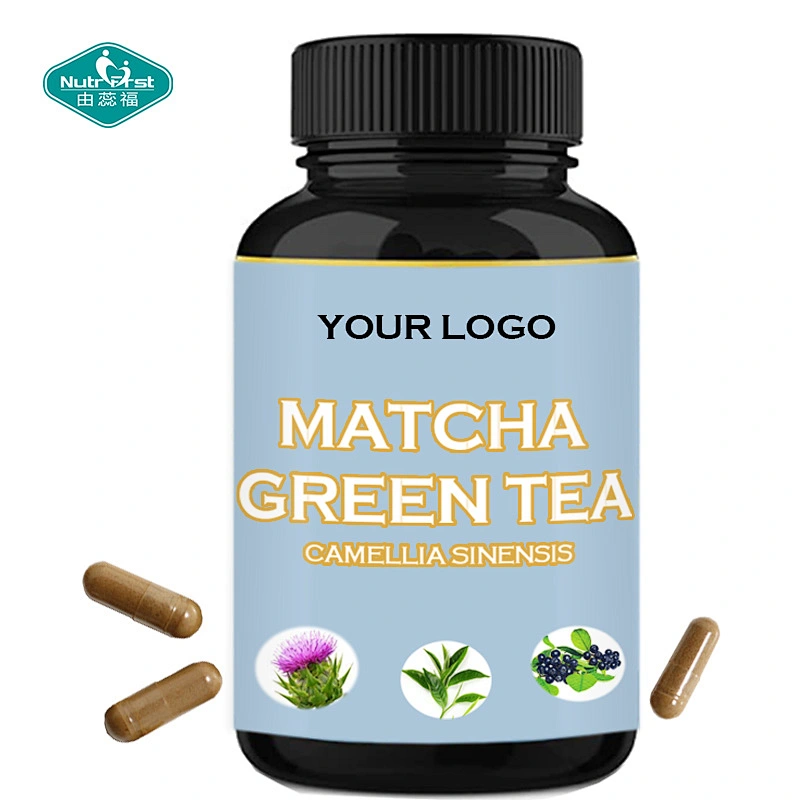 Cápsulas veganas de arroz de levadura roja Camellia Sinensis para la salud de los órganos de etiqueta privada OEM para la salud cardiovascular