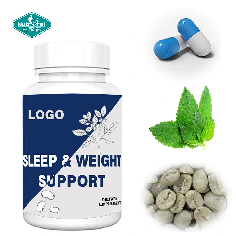 Hot Sale Customized Supplement 2 in 1 Mood & Sleep Support Daily Capsules in Bulk for Brain Mood Health