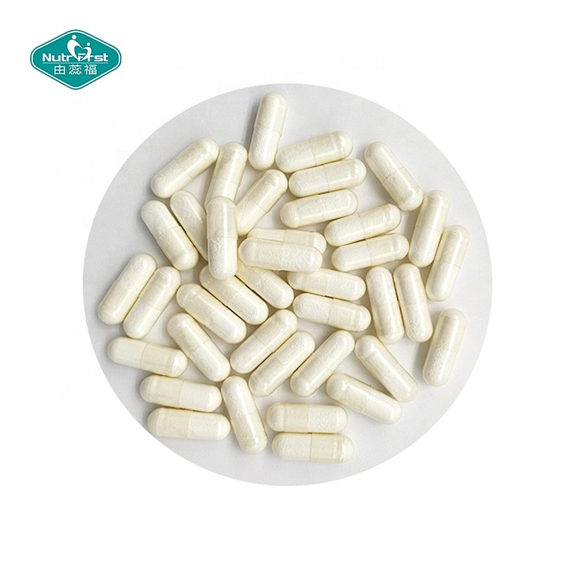 Cápsulas de betaína de trimetilglicina vegetariana TMG personalizada con soporte para presión arterial baja de etiqueta privada