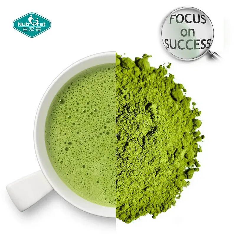 Prime Formulation Focus Enhancement Matcha Theanine Blend Drink Powder for Gut Health