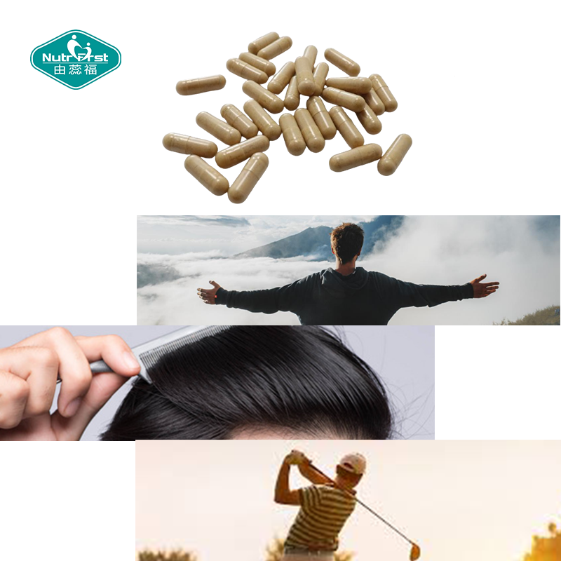 Las cápsulas de Saw Palmetto de Nutrifirst apoyan la función urinaria y la salud del cabello para hombres Cápsulas de suplementos dietéticos