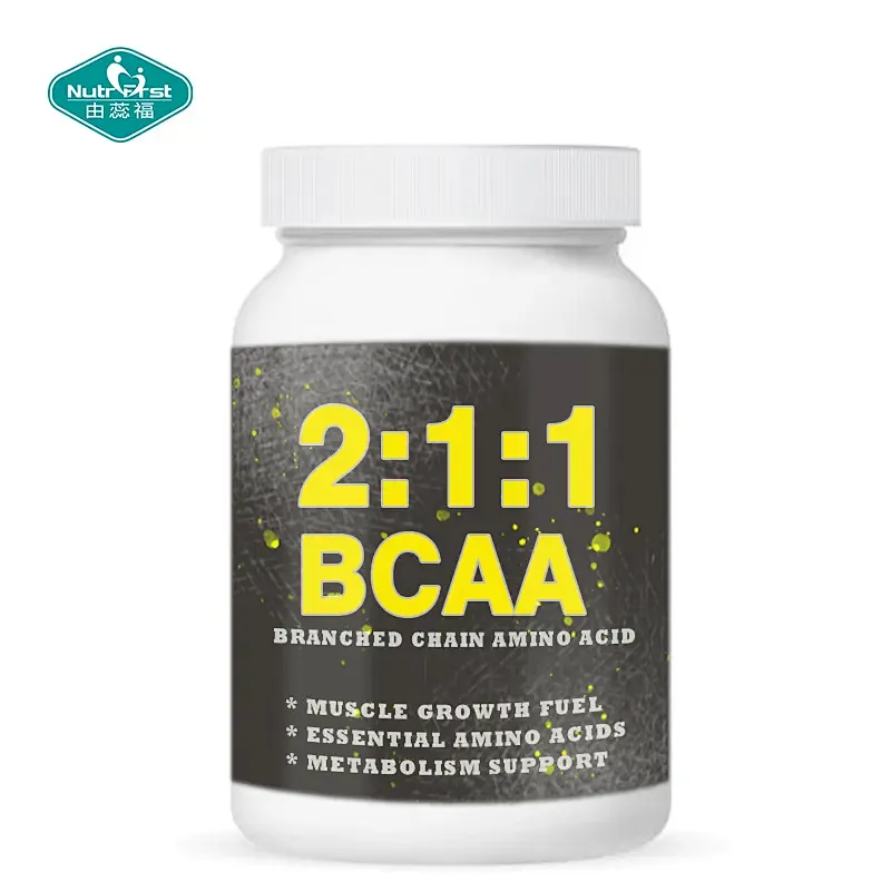 Fórmula a medida Lean Muscle Bcaa 2: 1: 1 Bebida en polvo pre-entrenamiento de aminoácidos esenciales