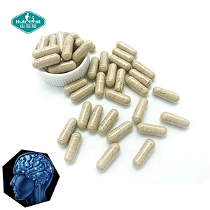 Extracto de hojas de Ginkgo Biloba Nutrifirst, suplementos potenciadores del cerebro, cápsulas de glucósidos de flavona para mejorar la memoria