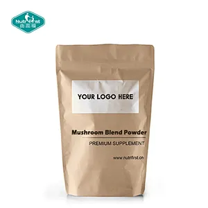 Greens Superfood Lion Mane Reishi Cordyceps Chaga Mezcla de extracto de maitake de cola de pavo