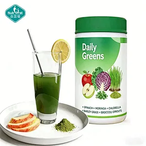Daily Greens &Gut Wellness Plant-Based Blend Powder Dietary Vegan Supplement