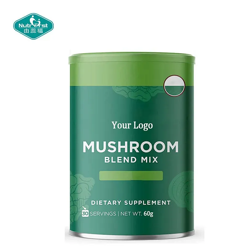 Greens Superfood Lion Mane Reishi Cordyceps Chaga Mezcla de extracto de maitake de cola de pavo