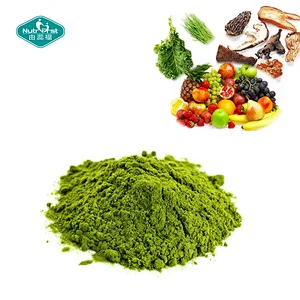 2 in 1 Superfood Green&Red Fruit Mushroom Super Supplement Juice Powder