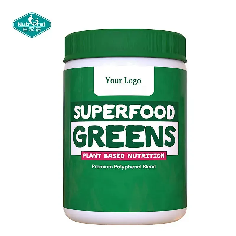 Mezcla de verduras, superalimento, ingredientes vegetales mixtos, extracto de plantas, polvo de fibra dietética para la salud inmunológica y digestiva