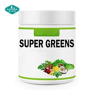 Enzimas digestivas Probióticos Superalimento Mezcla de verduras en polvo Suplementos de espirulina Chlorella