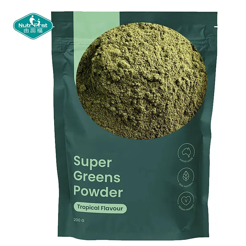 Polvo de superalimentos Super Greens de marca privada