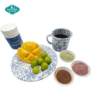 Mezcla de verduras, superalimento, ingredientes vegetales mixtos, extracto de plantas, polvo de fibra dietética para la salud inmunológica y digestiva