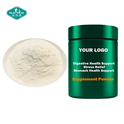 Gut Stomach Supplements Glutamine Arabinogalactan Aloe Vera Powder Vegan Organic Superfood