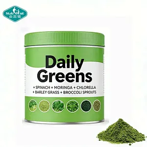 Daily Greens &Gut Wellness Plant-Based Blend Powder Dietary Vegan Supplement