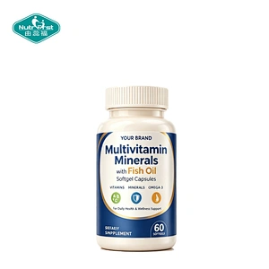 Premium Multivitamin & Mineral Softgel with Omega 3 Fish Oil for Daily Nutrition Support
