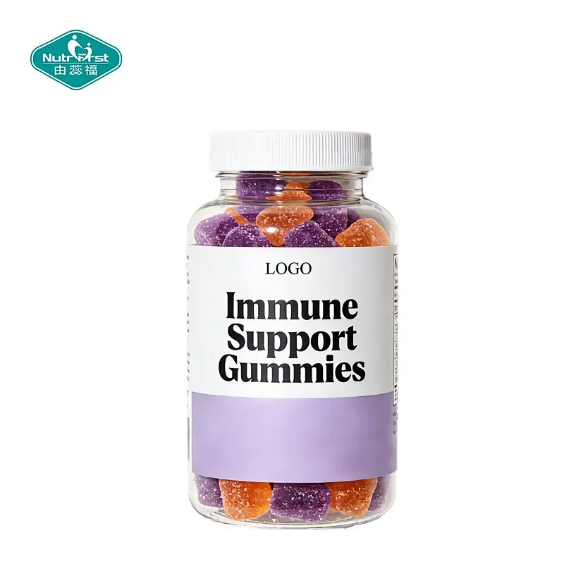 Immune Support Gummies with Elderberry, C & Zinc Nutrifirst Premium Customized Formula