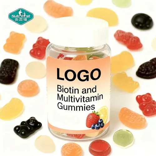 Nutrifirst OEM Biotin and Multivitamin Gummies for Hair, Skin and Nails Health