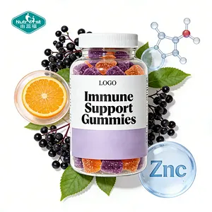Immune Support Gummies with Elderberry, C & Zinc Nutrifirst Premium Customized Formula