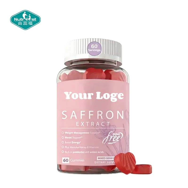 Nutrifirst OEM Natural Saffron Extract Supplement Gummies - Private Label Customization
