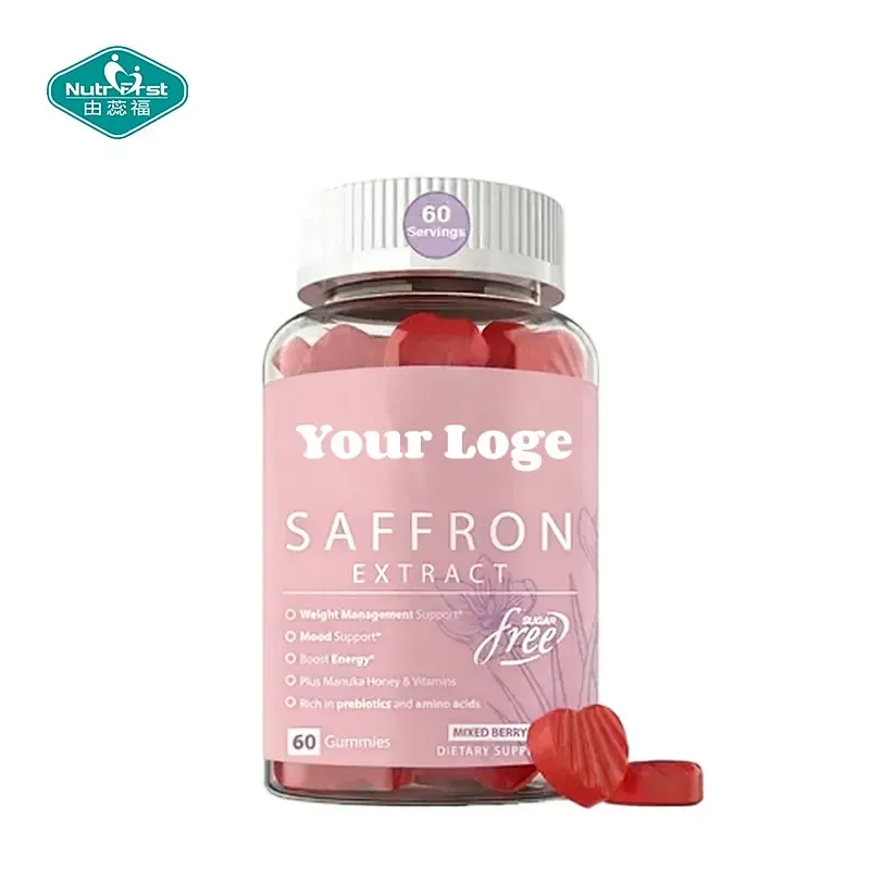 Nutrifirst OEM Natural Saffron Extract Supplement Gummies - Private Label Customization