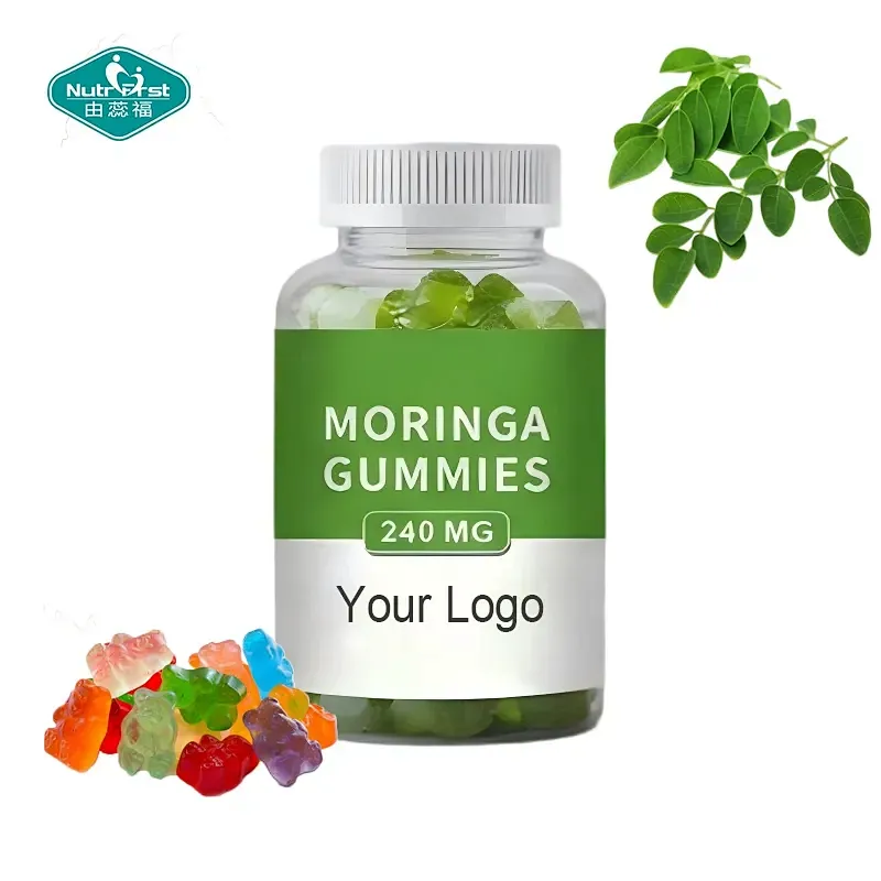 Gomitas veganas OEM Hot Ausreson: extracto orgánico de hoja de moringa, suplemento natural puro