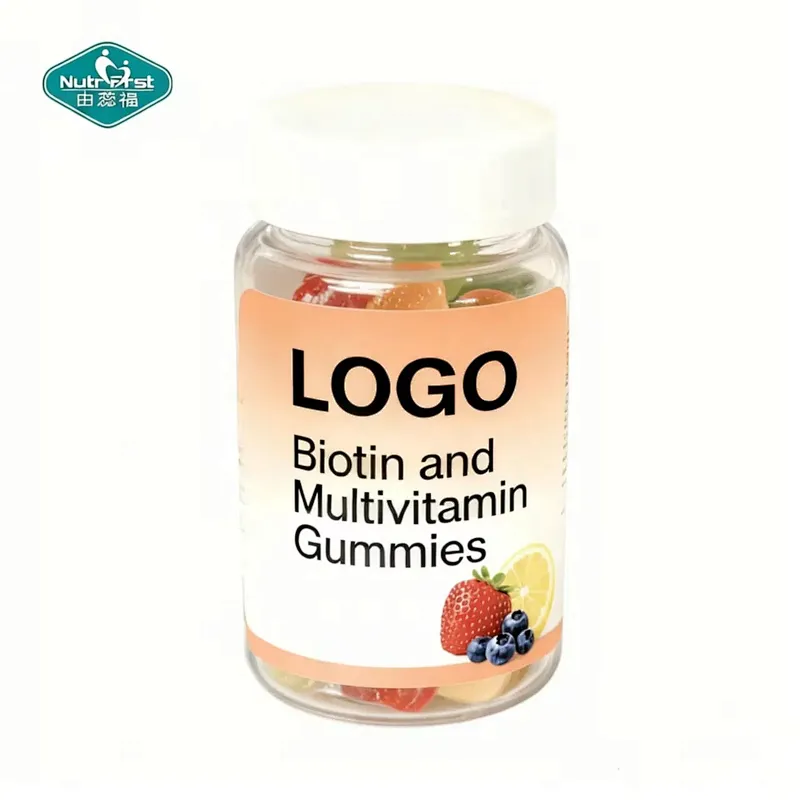 Nutrifirst OEM Biotin and Multivitamin Gummies for Hair, Skin and Nails Health