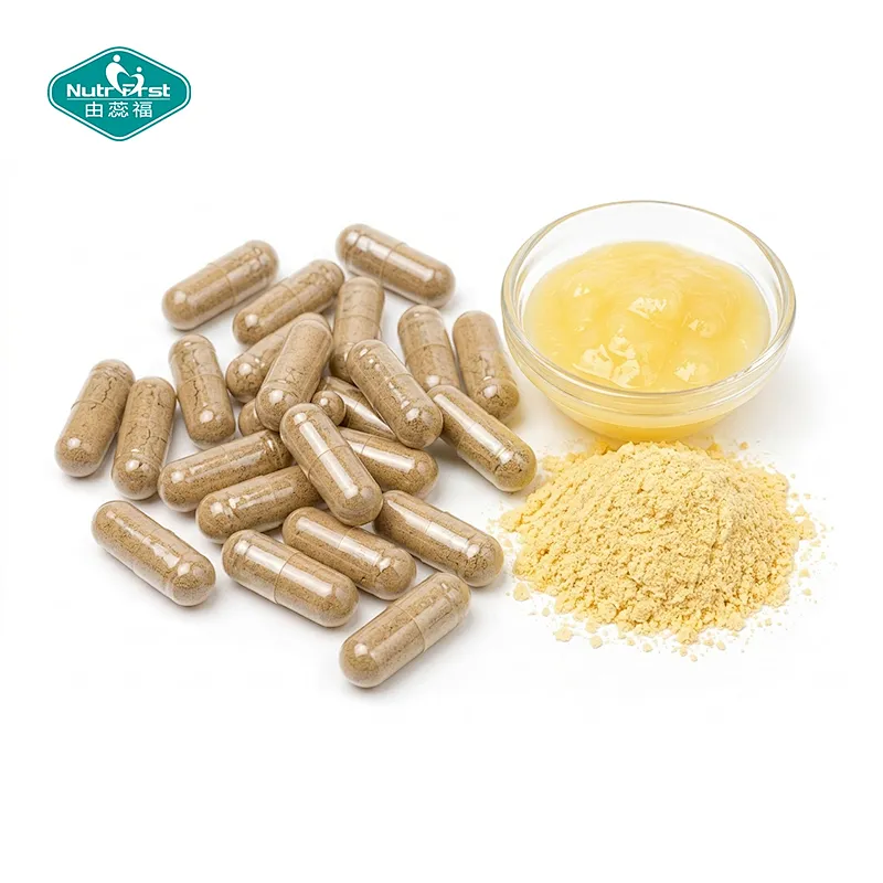 Royal Jelly 10 HDA Capsules for Beauty Health Wellness OEM Private Label