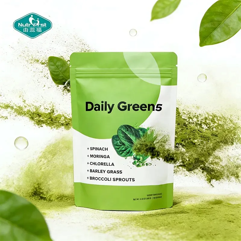 Super Greens Phgg Fiber Powder with Vitamins & Minerals Digestive Fiber Blend