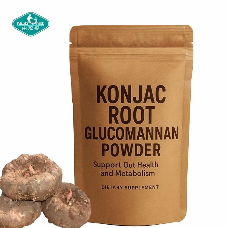 Nutrifirst OEM Konjac Root Glucomannan Powder for Gut Health& Metabolism
