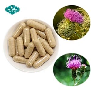 OEM Nutrifirst Turmeric Dandelion Powder Milk Thistle Extract Silymarin Capsule