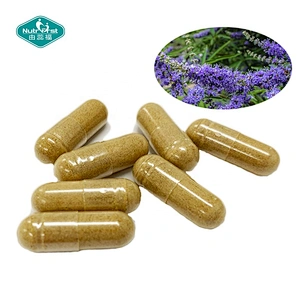 Nutrifirst 100% Pure Vitex Berry Chasteberry Suplementos Cápsulas Apoya la fertilidad de las mujeres PMS y la menopausia