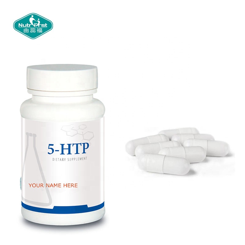 L-5-Hydroxytryptophan Suplementos 5-HTP Calcium Vegan Sleep Aid Capsules 5HTP para mejorar el insomnio