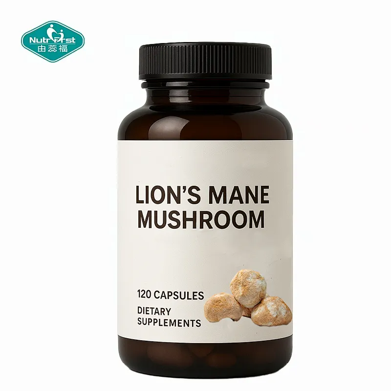 Lions Mane Mushroom Capsules | Natural Hericium Erinaceus Extract | Brain & Focus Support | OEM Dietary Supplement Manufacturer